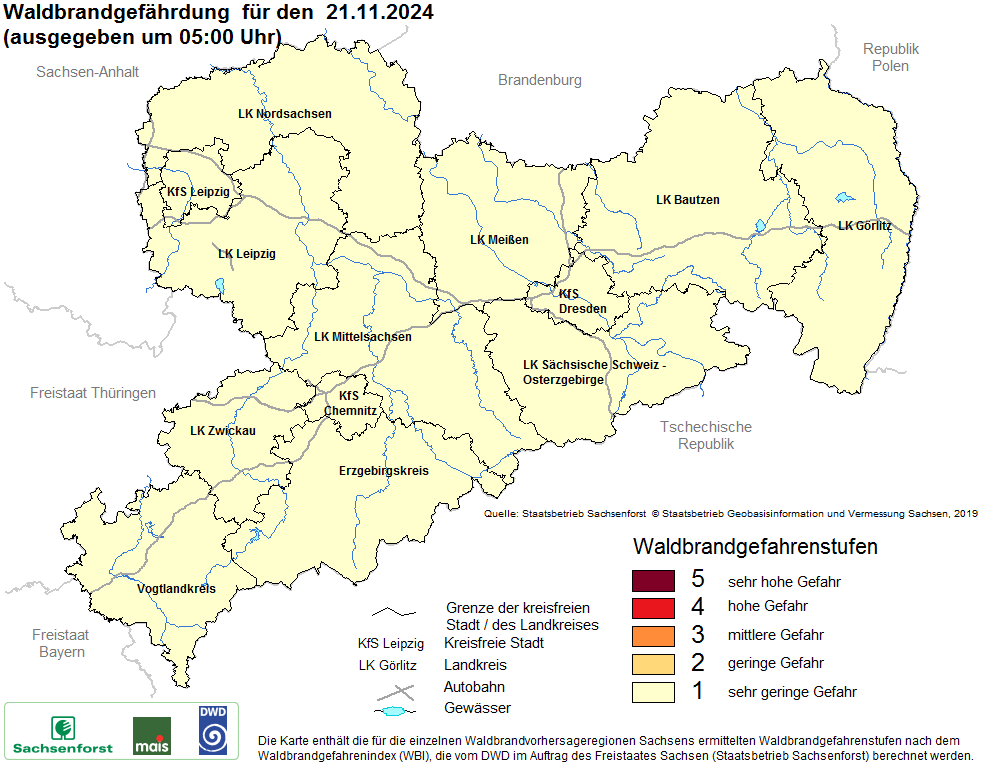 Waldbrandwarnstufe